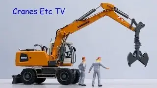 Conrad Liebherr A 920 Wheeled Excavator by Cranes Etc TV