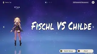 Fischl Physical DPS Build VS Childe (Solo)『Genshin Impact』