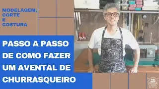 Passo a passo de como fazer um Avental  de Churrasqueiro
