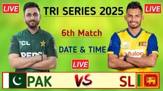 Pak vs Sri Lanka match date time 2025 | Tri series next match 2025 | Pak vs Sl today match | Pak vs
