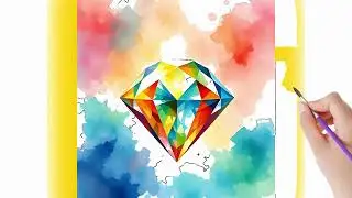 how to draw diamond easily | how to draw diamond shape #drawsocute #diamond #easydrawing #howtodraw