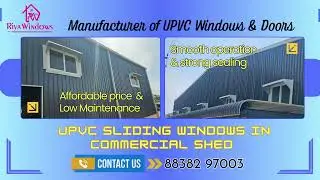 UPVC Windows &Doors for a commercial shed across Tamil Nadu | Riya Windows, Kovilpatti #upvcwindows
