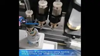 The Inventer And Manufactuer of 3D Automatic Wax/Metal stone setting robot#jewelry #stone#luxury