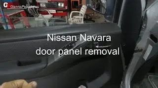 Nissan Navara  D40  door panel removal