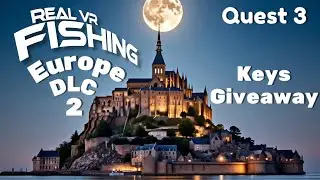 Roaming The Best Fishing Spots In Europe - Real VR Fishing - Europe DLC 2 - Meta Quest 3 - VR