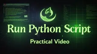 Run Python Script Easily 💻 | Drag & Drop Trick #PythonTips #Coding
