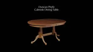 Duncan Phyfe - Cabriole Dining Table | Vermont Woods Studios