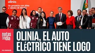 México estrena el logo de su auto eléctrico, Olinia. En 2026 rodarán los primeros