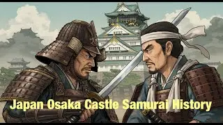 Japan Osaka Castle Samurai History   【English Nareation】