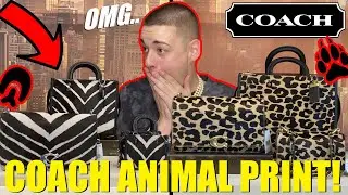 COACH GONE WILD? NEW Coach Animal Print Collection! *Shop With Me!*
