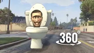 Skibidi Toilet Takes Over GTA 5 in 360&deg; Virtual Reality Video