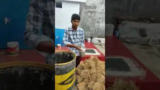 पैरा का चूना ट्रीटमेंट &ndash; 100% ऑर्गेनिक तरीका! | Mushroom Farming Tips #shorts