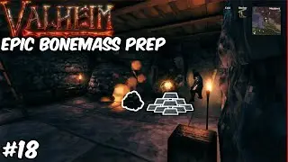 Collecting, Upgrading, and preparing for the Bonemass | Valheim blind playthrough series