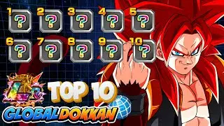 TOP 10 LR TIER LIST (Global Dokkan Celebration)