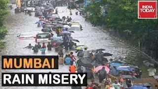 Mumbai Floods : Roads Turn Into Rivers, Huge Traffic Jams In Many Areas