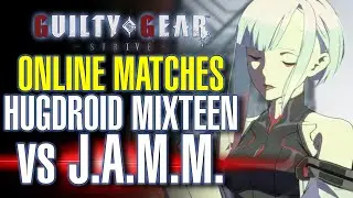 GGST Online Matches: Hugdroid Mixteen (Potemkin) vs J.A.M.M (Lucy) - GUILTY GEAR STRIVE