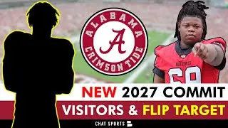 MAJOR Alabama Football Recruiting News Ft. NEW 2027 Commit, Upcoming Visits & FLIP Target