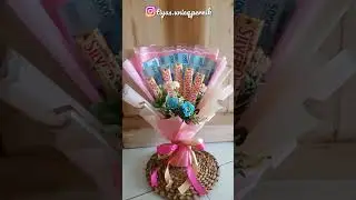 money bouquet / bouquet flower / buket uang / buket wisuda/ buket unik/ buket coklat #SHORTS