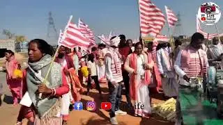सिरा सीता पैदल यात्रा 2026 बेड़ों पावर हाउस के पास गन्ना जूस पीते हुए।🥤