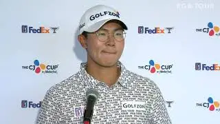 Seonghyeon Kim Friday Flash Interview 2020 The CJ Cup @ Shadow Creek  - Round 2