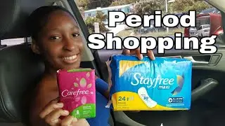 Period Shopping Vlog || Pads, Tampons?