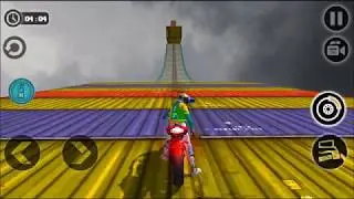 Impossible Motor Bike Tracks gameplay # 7 Level 15   New Motor Bike Unlocked   Android GamePlay