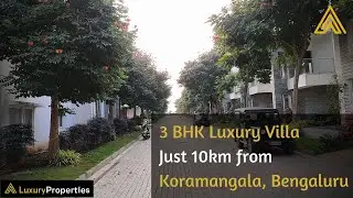 LP 12 &mdash; Роскошная вилла с тремя спальнями и террасой в Электронном городе, в 10 км от Корамангалы...