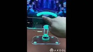 BRSS 360&deg; Rotating Acrylic, Foldable Adjustable Transparent Mobile & Tablet Stand Mobile Holder