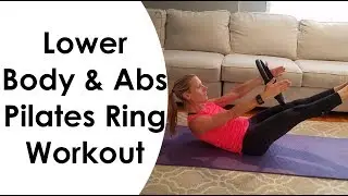LOWER BODY & ABS PILATES RING WORKOUT: (FULL 20 MINUTES)