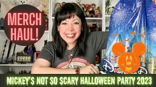 NEW DISNEY MERCH HAUL! | Mickey&rsquo;s Not So Scary Halloween Party 2023 🎃