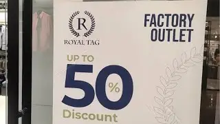 Royal tag factory outlet/50% discount on branded gent's wear