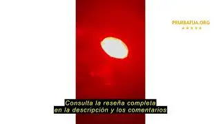 Rese&ntilde;a del Carson RedSight Pro Linterna LED Roja, con Mango de Goma Que Brilla en la Oscuridad, Geni