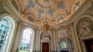 The Baroque octagonal room of the Orleans House in Twickenham London