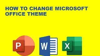 how to change office themes