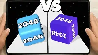 SO SATISFYING! ✨ 2048 CUBE RUN & CUBE RUNNER 🔷 | RELAXING CUBE EVOLUTION ASMR 🎀🌈🌟