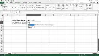 Extract Date from Date and Time Stamp in Excel