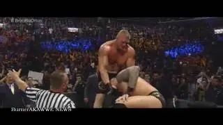 Randy orton's Rko to brock lesnar on the table ● Summerslam 2016