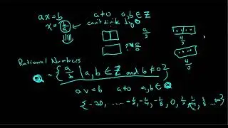 MAT 220 - Linear Algebra - Lecture 1 Part B - Sets of Numbers