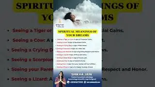 Have You Seen These Dreams? Here&rsquo;s What They Mean ⚡ #DreamSecrets #DreamMeaning #SpiritualSigns