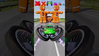Большие и маленькие машины 🚘 против Монго Шрека 🔥 - BeamNG.Drive