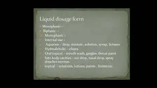  B pharmacy 1st sem unit 1  | Introduction to pharmaceutical dosage form Part 2 |