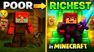 How I Became the Richest Player 😱 in Minecraft | Poor to Rich Story (Hindi)