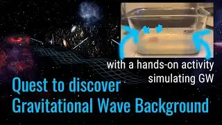 Quest to discover Gravitational Wave Background (with a hands-on activity simulating GW)