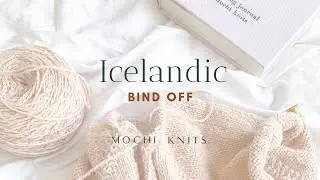 Cierre isl&aacute;ndico/ Icelandic bind off