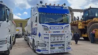 Trucks at the Whatley Quarry Open Day on the 23/04/2023