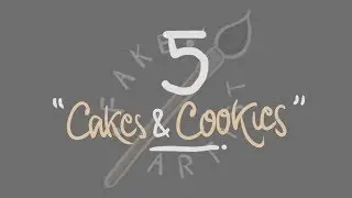 5 Simple Cakes and Cookies Drawing - FakeArtist