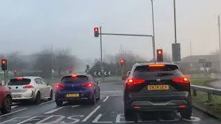 Amber Ayub dual carriageway drive 29.12.2024 from Bradford to Leeds
