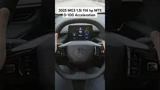 2025 MG3 1.5l 114 hp Manual 0-100 km/h Acceleration #mg3 #andreirs #0100 #povtestdrive #pov