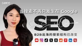 SEO 的主战场已经不在 Google｜Search Everywhere Optimization 实战（试听7）