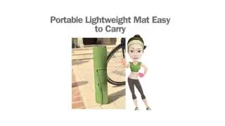ProPace Eco-Friendly Lightweight Exercise Yoga Mat